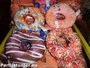 PARTIJ PLUCHE DONUT 13CM