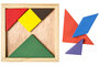 PARTIJ PUZZEL TANGRAM HOUT 