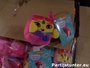 PARTIJ PLUCHE SLEUTELHANGER CUBES SHIMMER & SHINE 