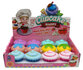 PARTIJ MAGIC SAND KINETIC 7CM CUPCAKE IN DISPLAY