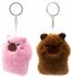 PARTIJ SLEUTELHANGER CAPIBARA 9CM 2 KLEUREN