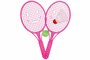 PARTIJ TENNIS SETJE MET BAL EN VEERTJE