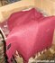 PARTIJ GROTE WINTERSJAAL BORDEAUX ROOD 60X200CM