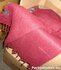 PARTIJ GROTE WINTERSJAAL BORDEAUX ROOD 60X200CM