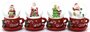 KERST SNEEUWBOL 7CM IN DISPLAY