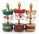 PARTIJ KERST ORNAMENT CARROUSEL 8CM