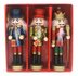 KERST ORNAMENT NOTENKRAKER IN KLEUR 13CM